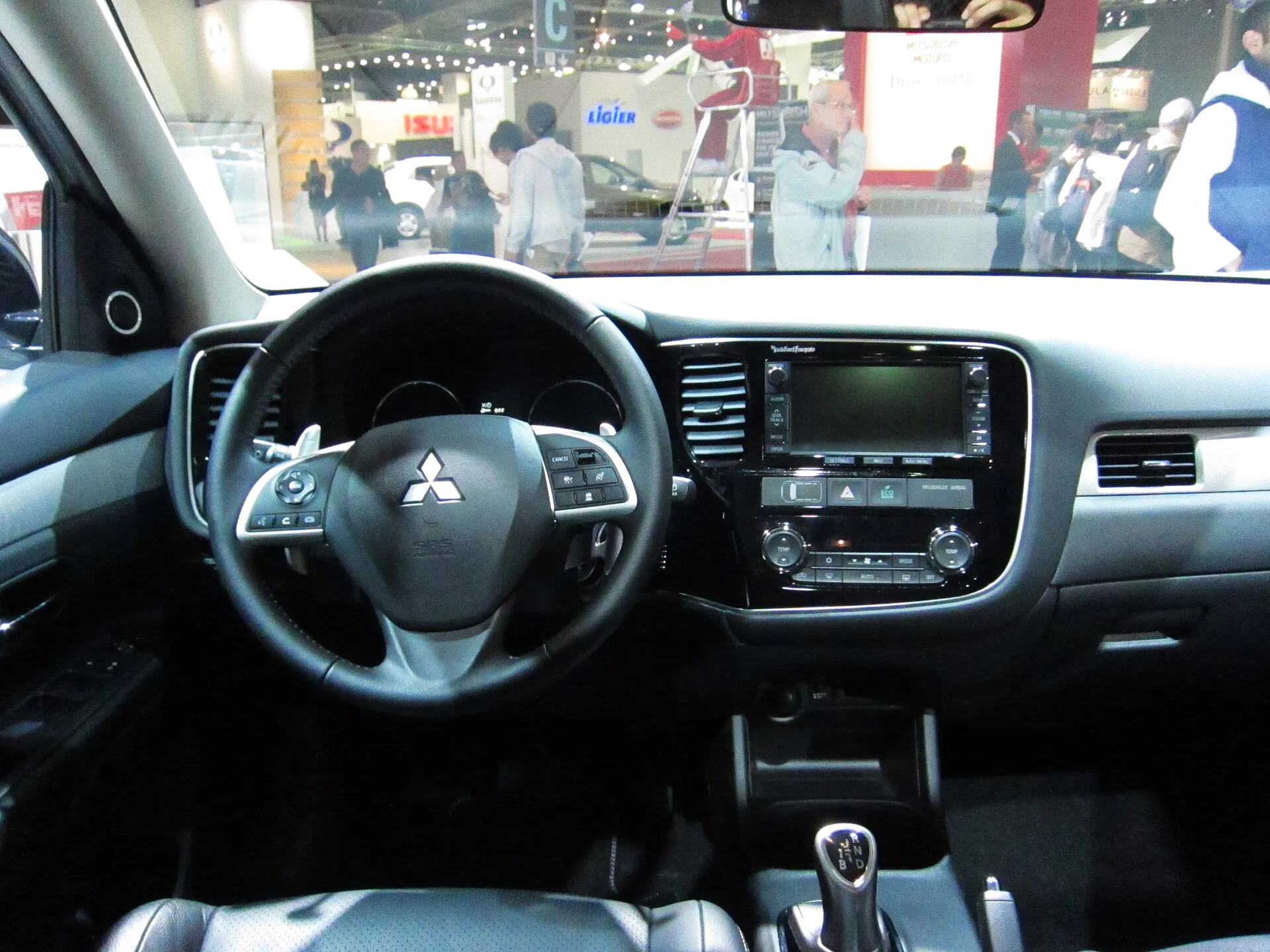 Mitsubishi Outlander PHEV interior dashboard